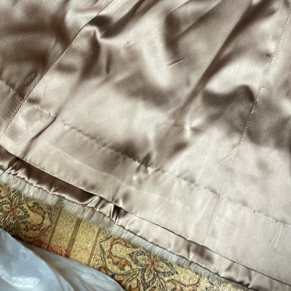 Vintage 1950s Borre Sportowne Women's Faux Fur Swing Coat Size  16 Brown Jacket - Picture 10 of 12